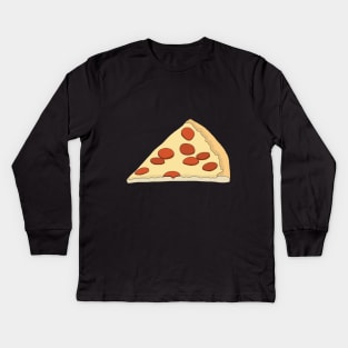 I Love To Eat Pizza Kids Long Sleeve T-Shirt